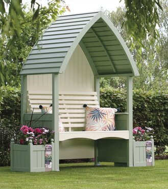 Cottage Arbour Sage & Cream