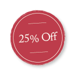 25% off