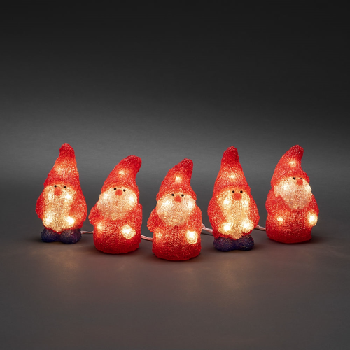 Acrylic Gonk Santa Lights (Set of 5) - image 1