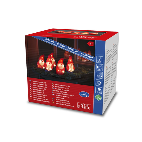 Acrylic Gonk Santa Lights (Set of 5) - image 4