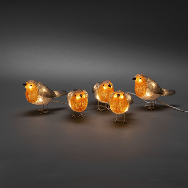 Acrylic Robin Lights (Set of 5) - image 1