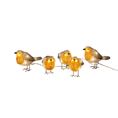 Acrylic Robin Lights (Set of 5) - image 2