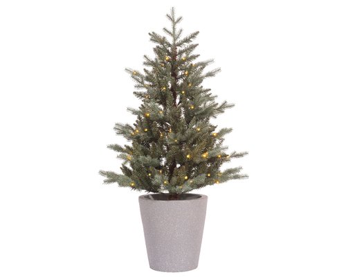 Allison Misty Potted Pre-Lit Artificial Christmas Tree (5ft 150cm ) - image 1