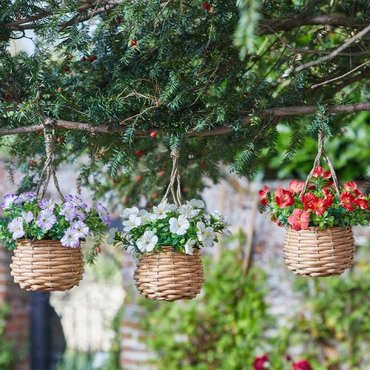 Faux Basket Bouquet - Blossom 31x18cm - image 1