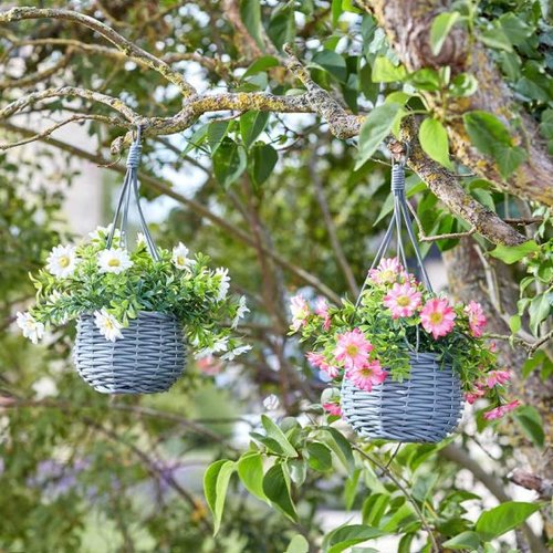 Faux Basket Bouquets Meadow - image 1