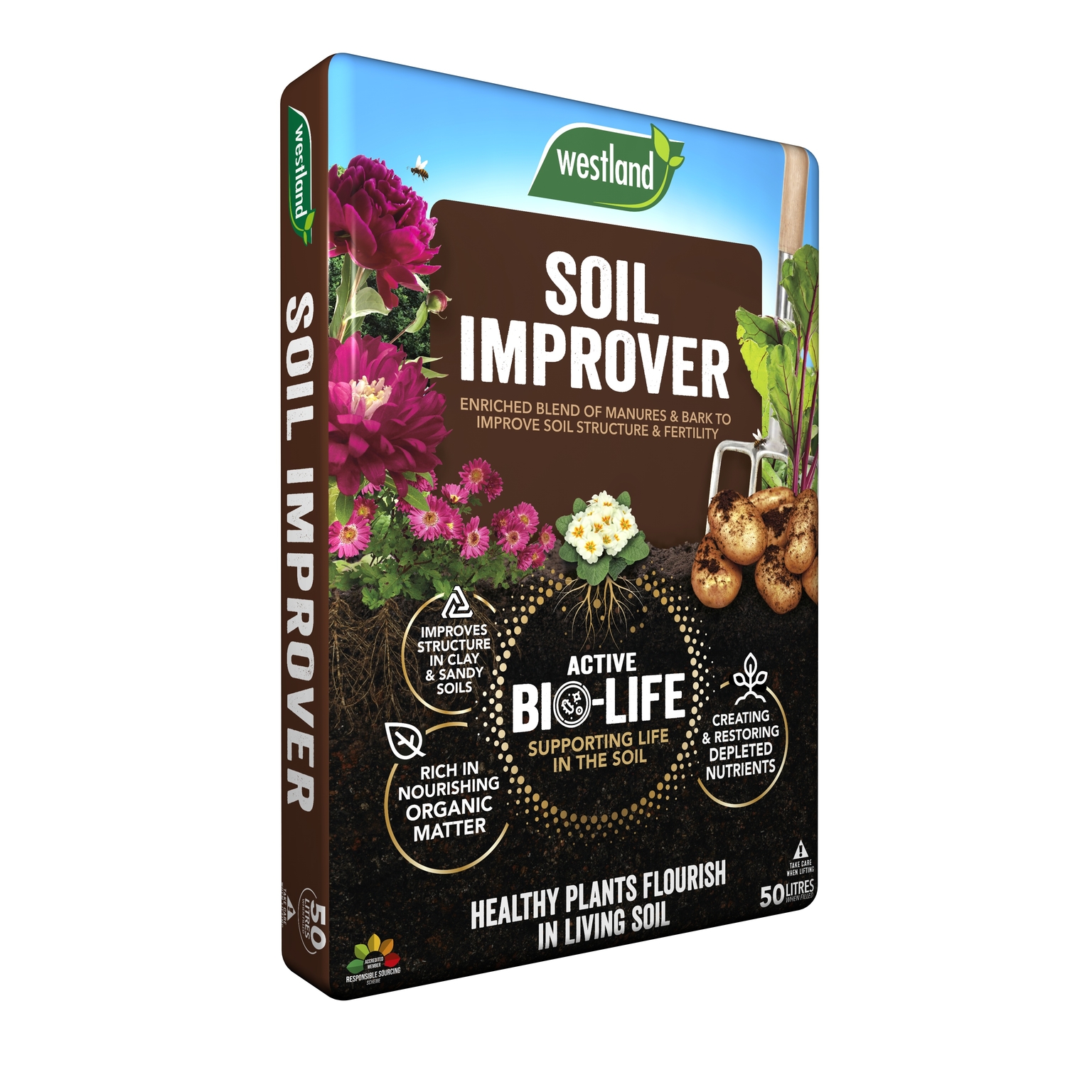 Bio Life Soil Improver 50L - Stewarts Garden Centre