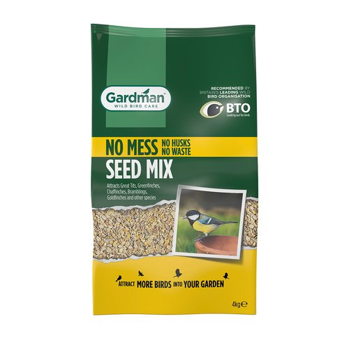 Bird Food No Mess Seed Mix 4Kg