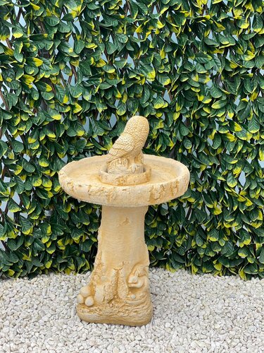 Birdbath Owl Sandstone - image 2