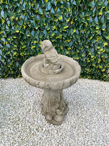 Birdbath Owl Sherwood - image 1