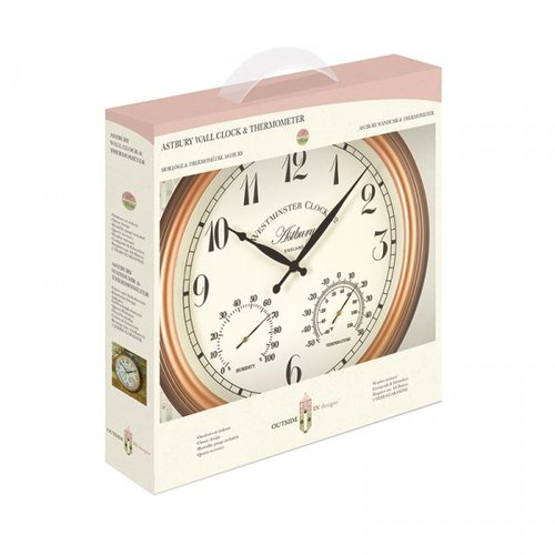 Clock & Thermometer 15" Astbury - image 3