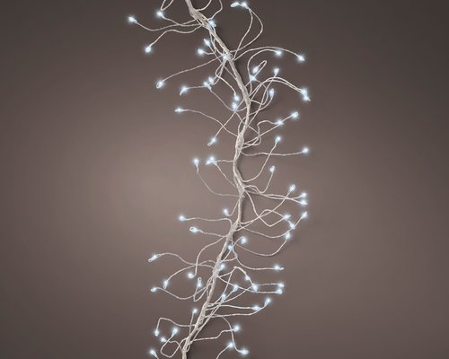 Cluster Twinkle Micro Wire Lights (Cool White, Silver Wire) x480 (L46) - image 2