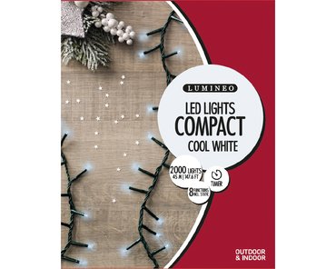 LED Compact x 2000 Cool White/Dark Cable