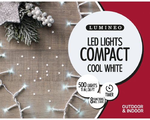 LED Compact x 500 Cool White/White Cable - image 1