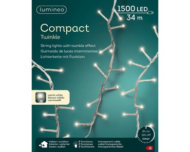 LED Compact x 1500 Warm White/Clear Cable