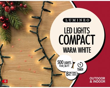 LED Compact x 500 Warm White/Dark Cable - image 1