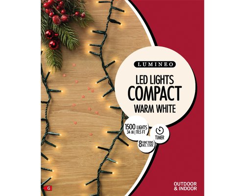 LED Compact x 1500 Warm White/Dark Cable - image 1