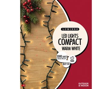 LED Compact x 2000 Warm White/Dark Cable