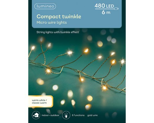 Micro LED Compact x 480 Warm/Classic Warm/Gold Wire - image 1