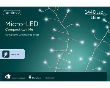 Micro LED Compact x 1440 Cool White/Silver Wire