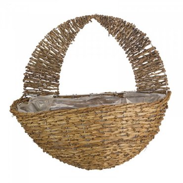 Country Rattan Wall Basket 16" - image 1