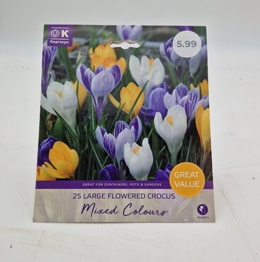 Crocus Large Flowered Mixed Promo Pack