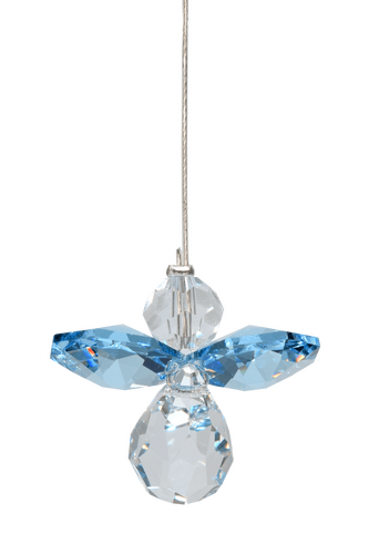 Crystal Guardian Angel Aquamarine