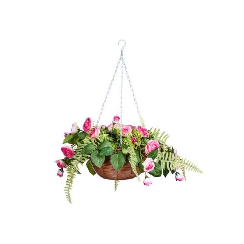 Faux Pink Perfection Basket 30cm - image 2