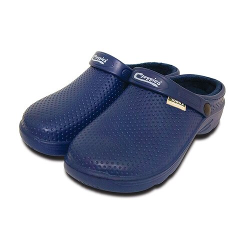 Fleecy Eva Cloggies Navy Size 4