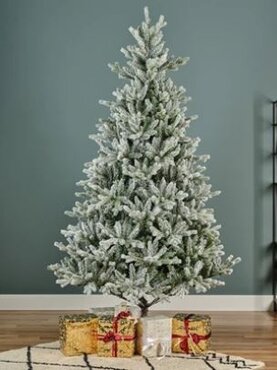 Glacier Pine Spruce Snowy Artificial Christmas Tree (5ft 150cm)