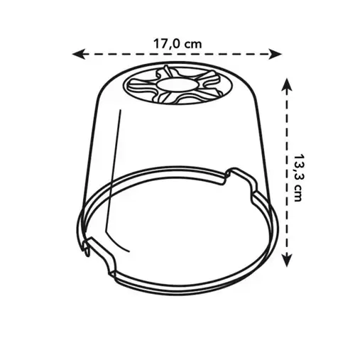 Green Basics Grow House Round 17cm Transparent - image 5