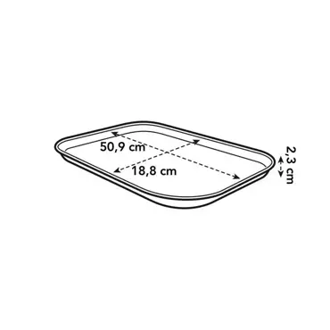 Green Basics Grow Tray Saucer L Leaf Green - image 2