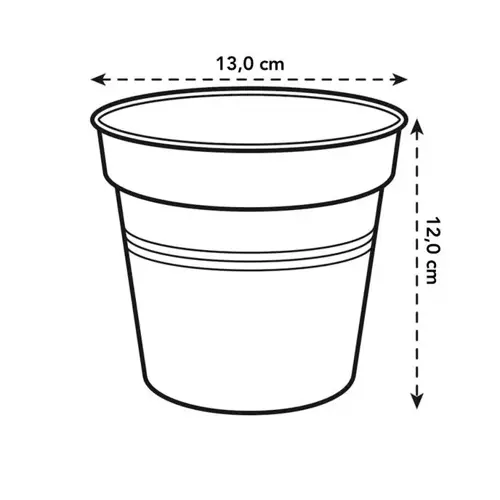 Green Basics Growpot 13cm Mild Terra - image 2