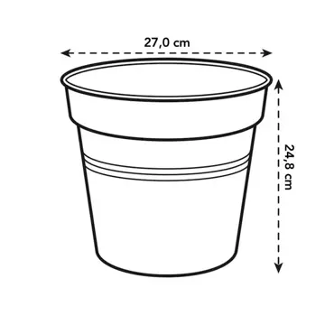 Green Basics Growpot 27cm Mild Terra - image 3