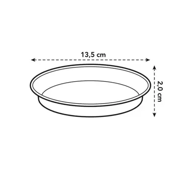 Green Basics Saucer 14cm Leaf Green - image 2