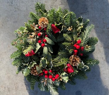 Holly Berry Wreath 10 inch