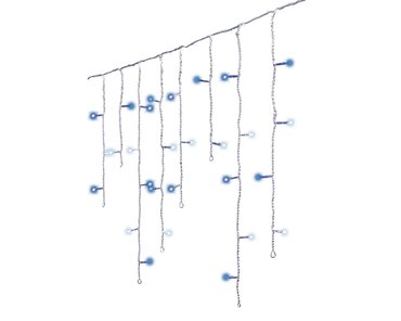 Icicle Lights (Cool White & Blue, Transparent Cable) 7.5m (L26) - image 4