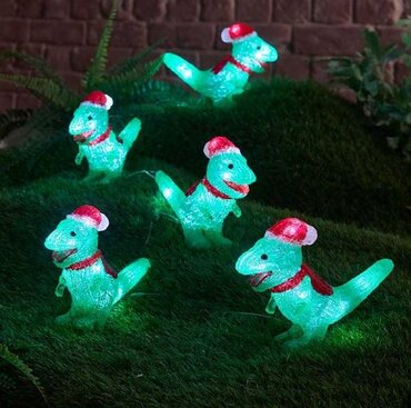 LED Acrylic Dinosaurs x 5