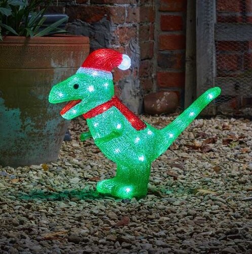 LED Acrylic Ice Dinosaur large