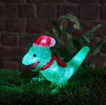 LED Acrylic Ice Dinosaur Small