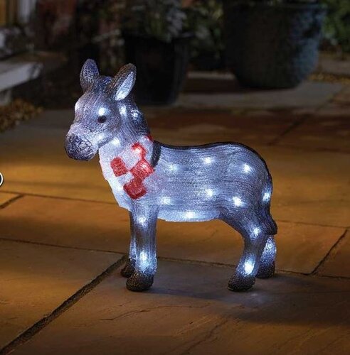 LED Acrylic Nativity Donkey - image 2