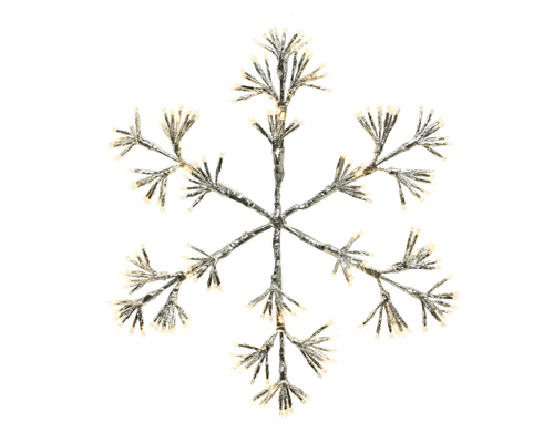 Outdoor Warm White Twinkling Snowflake Light (78cm) - image 2