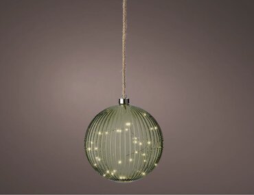 Micro LED Ball Green Large Battery operated - image 1