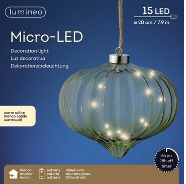 Micro LED Onion Green Battery operated - image 2