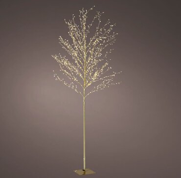 Micro LED tree Gold/Warm White 180cm 720L