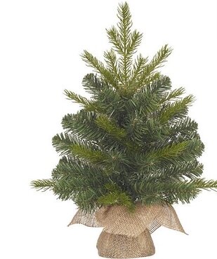 Mini Flachau tree with jute base 45cm - image 1