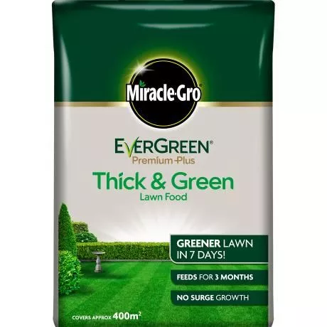 Miracle-Gro Premium-Plus Thick & Green Lawn Food (400sqm)