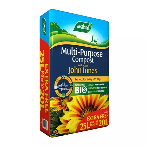 Multi-Purpose + JI Peat Free Compost 25L