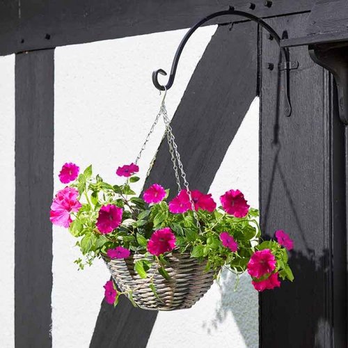 Oceana Faux Rattan Basket 14" - image 2