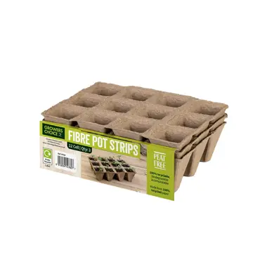 Peat Free 5cm Pots Strips 3Pk UK - image 1