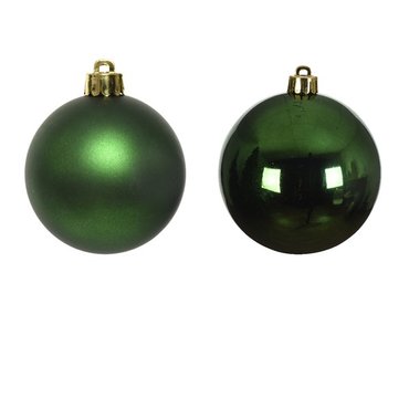 Glass Ball x 8 Pine Green 7cm - image 2